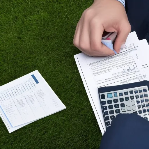 

An image of a person holding a calculator and a stack of papers, with a house in the background, illustrates an article about strategies for maximizing tax deductions when investing in property. The image conveys the idea that careful planning and research are necessary