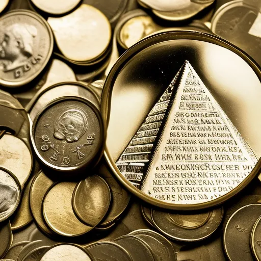 

The image shows a stack of coins with a magnifying glass hovering above it. The coins are arranged in a pyramid shape, with the top coin being the largest. This image symbolizes the importance of researching and understanding tax-advantaged investments